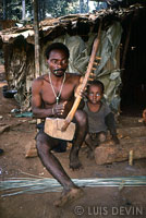 Baka Pygmy harched harp