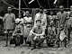 In a forest camp (Bakola-Bagyeli Pygmies, Cameroon)