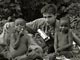 Children in a forest camp (Baka Pygmies, Cameroon)
